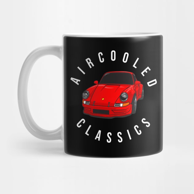 Aircooled Classics 911 964 RWB JDM Oldschool Tuning Car by Automotive Apparel & Accessoires